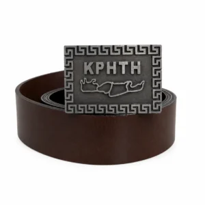 Δερμάτινη ζώνη χειροποίητη 4 cm - Κωδ. 212